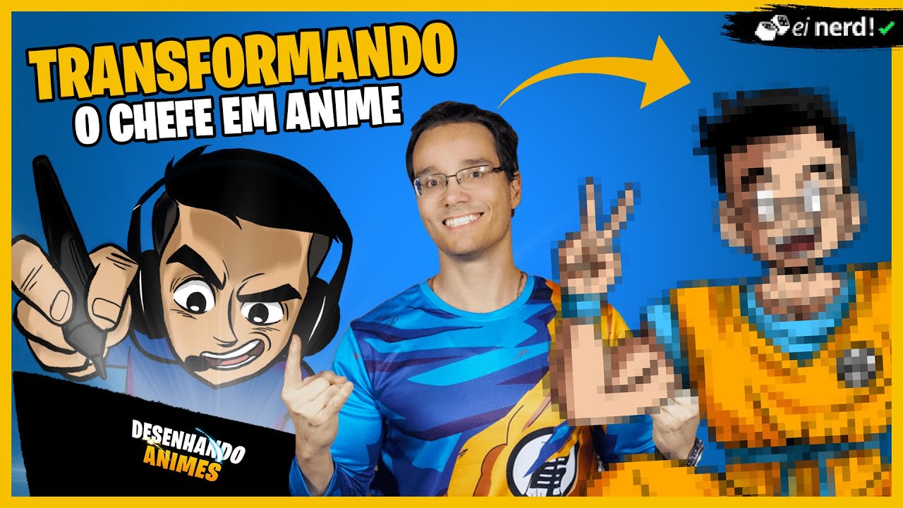TRANSFORMANDO PETER JORDAN EM ANIME