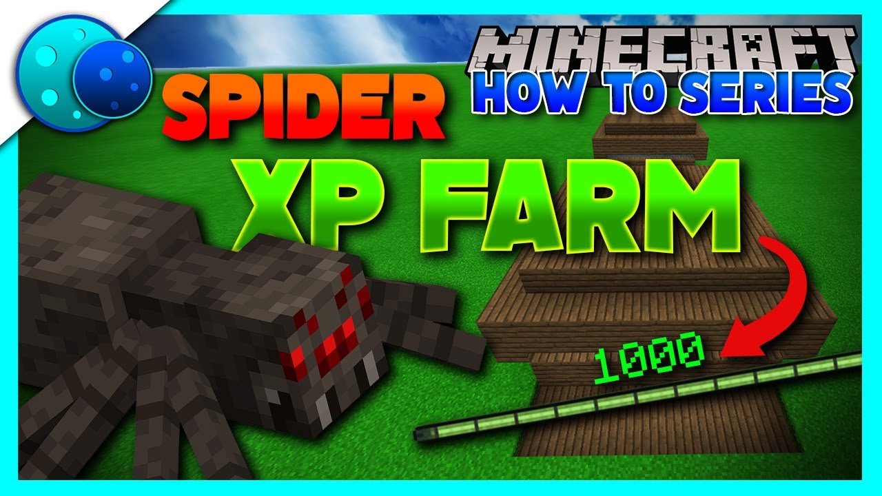 How To Make A XP SPIDER SPAWNER FARM! For Cubecraft Skyblock! (BEDROCK/JAVA)