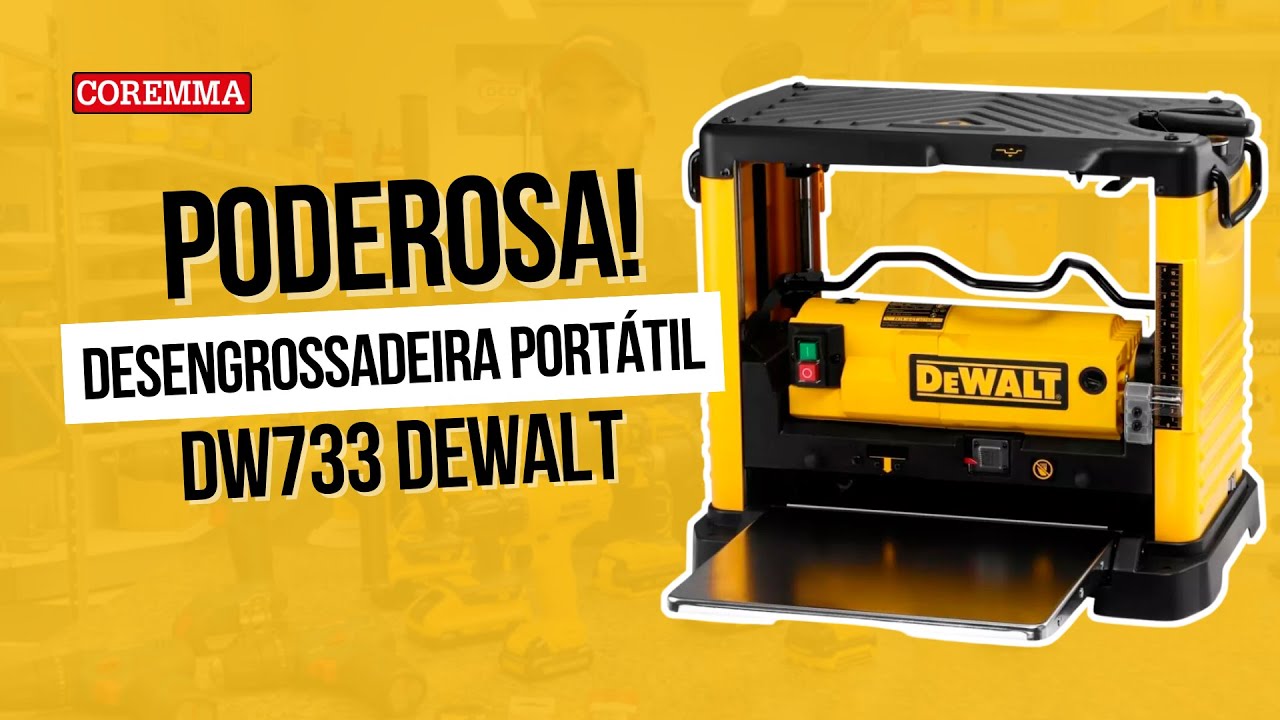 Unboxing e Review da Desengrossadeira Portátil DEWALT DW733!
