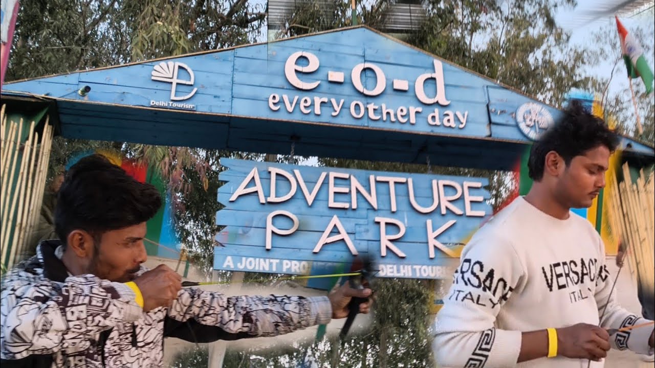 E o d adventure park in delhi || mayur vihar #@rajvloggar_1