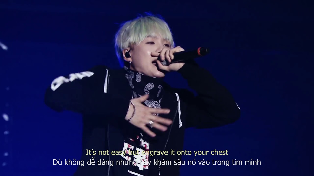 [Engsub/Vietsub] Never Mind - Suga (Live)