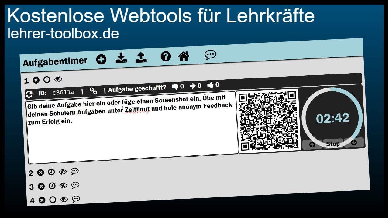 Aufgabentimer für Übungen mit Zeitbegrenzung #lehrer #lehrerin #unterricht