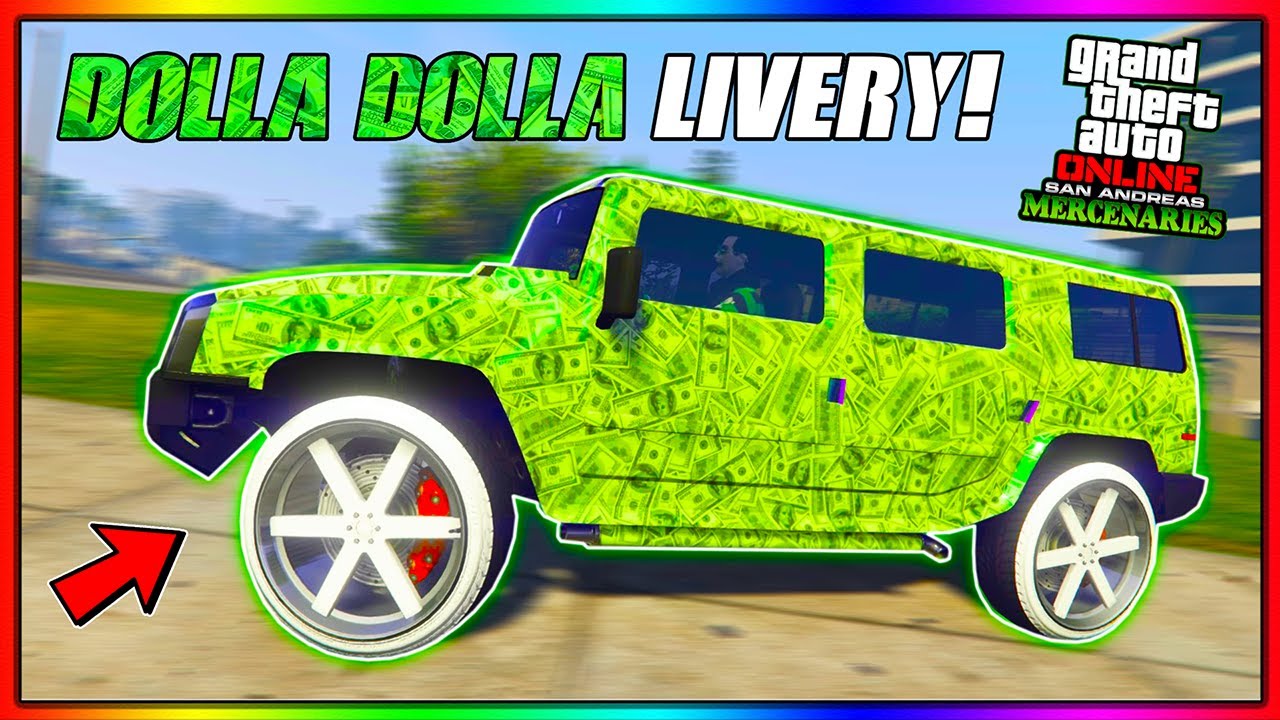 *NEW* EASY SOLO UNLOCK DOLLA DOLLA LIVERY GTA 5 ONLINE!