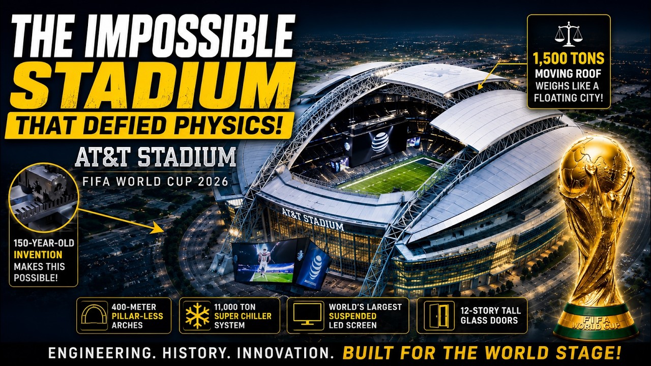 AT&T Stadium Explained: The Impossible Engineering Behind FIFA&rsquo;s  Stadium World Cup 2026