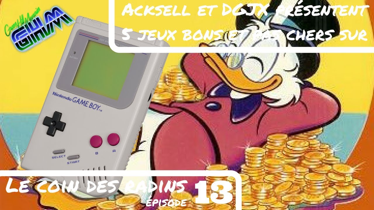 [LeCoinDesRadins #013] 5 jeux bons et pas (encore) chers sur Game Boy !