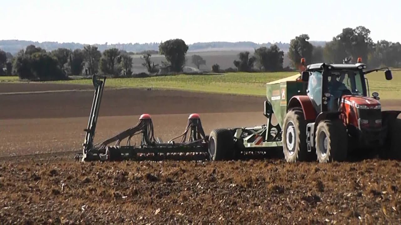 Big Seeding With Massey Ferguson 8650 & Amazone Citan !