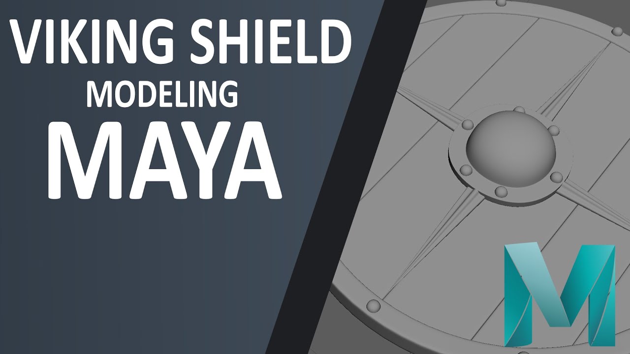 Modelado escudo vikingo en Autodesk Maya/ Viking shield modeling in Autodesk Maya