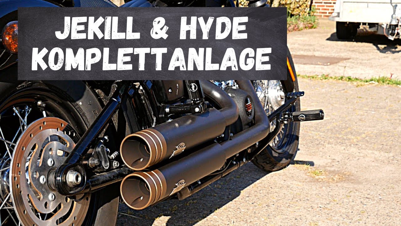 Jekill & Hyde Auspuffanlage EURO 5 Harley Davidson Street Bob 114 | Motovlog #28