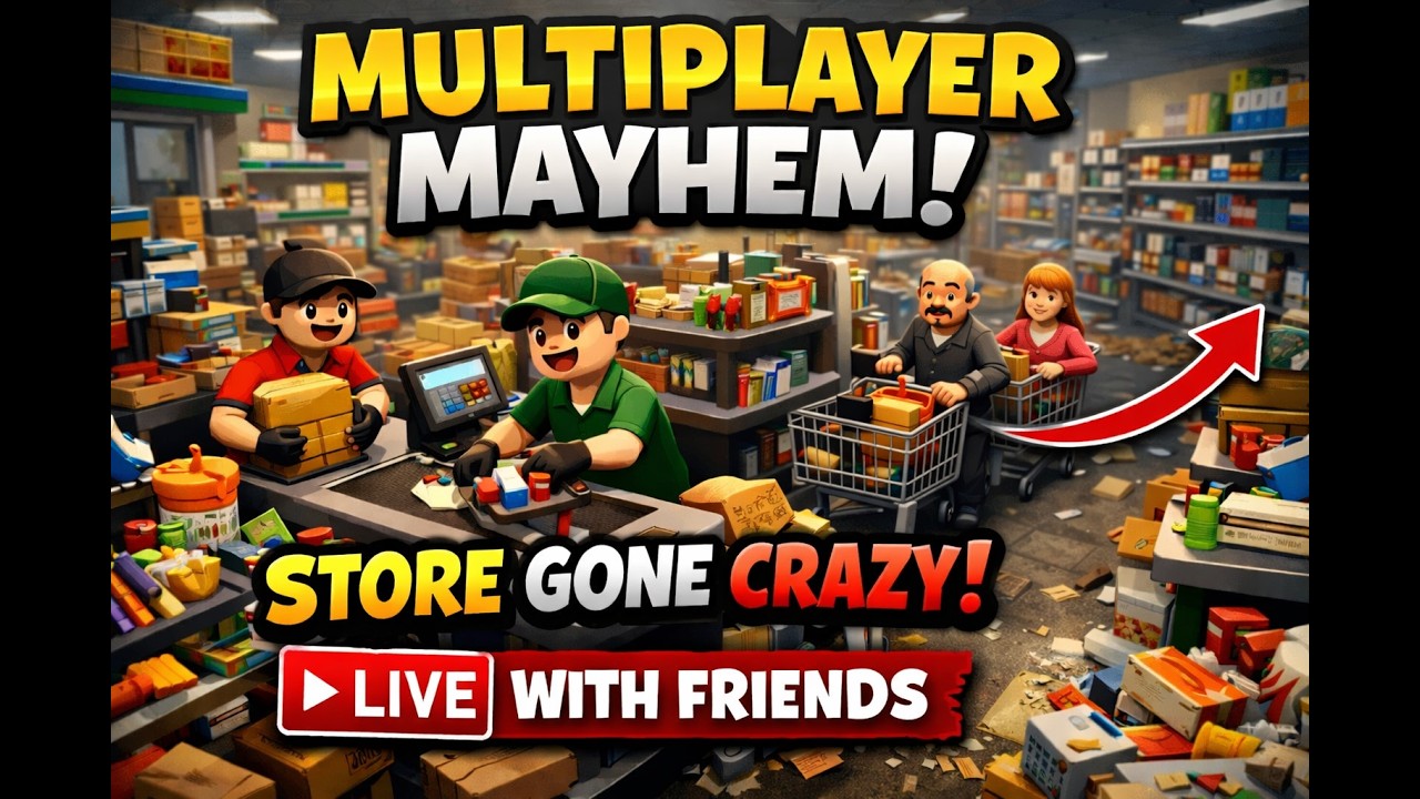 🔴 LIVE: Playing Supermarket Simulator... ||#supermarketsimulator