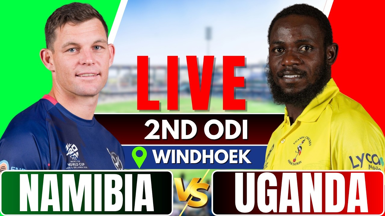 Live: NAM vs UGN | 2nd ODI | Namibia vs Uganda 2026 | Live Score & Commentary | Live Cricket Match