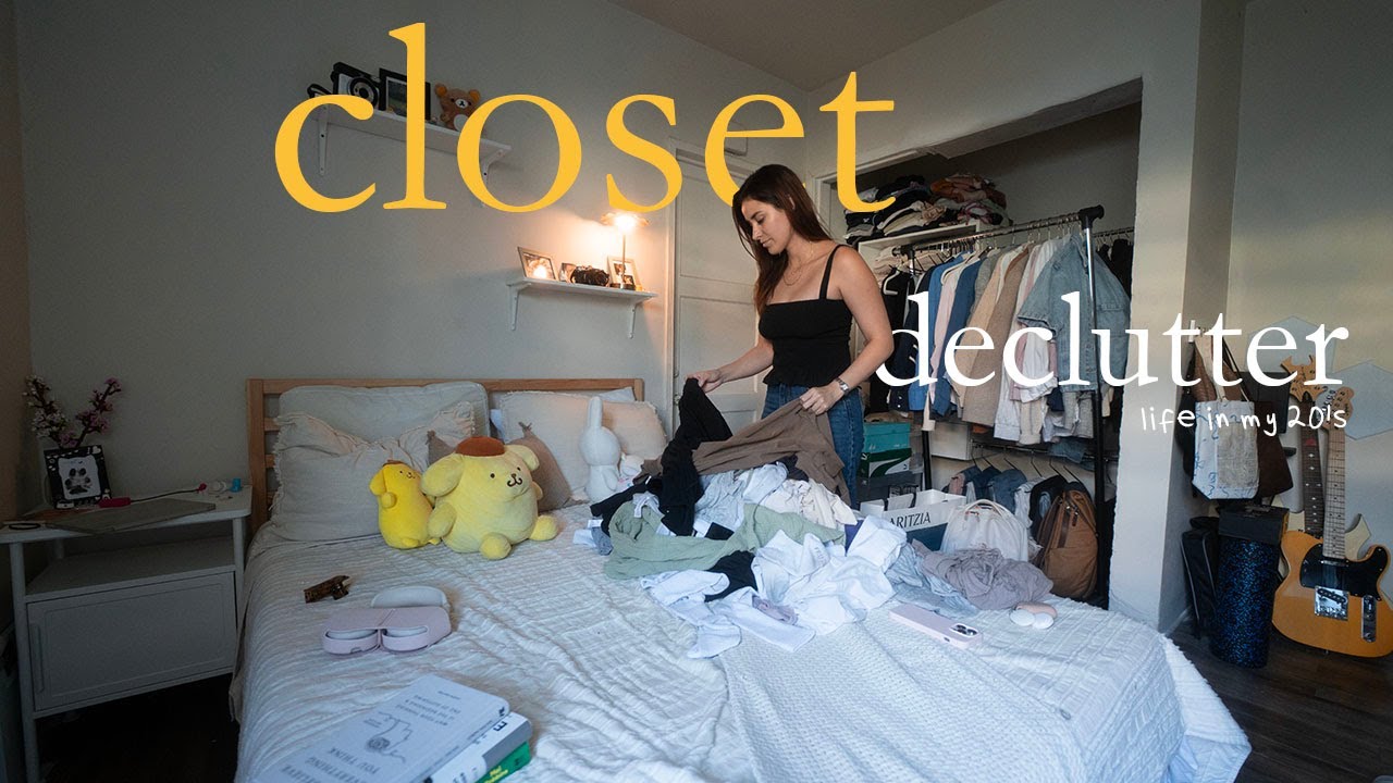 A Cozy Closet Declutter and Organization