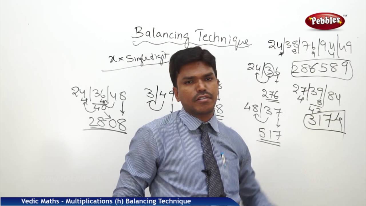 Balancing Technique in vedic maths | Speed Maths | Vedic Mathematics
