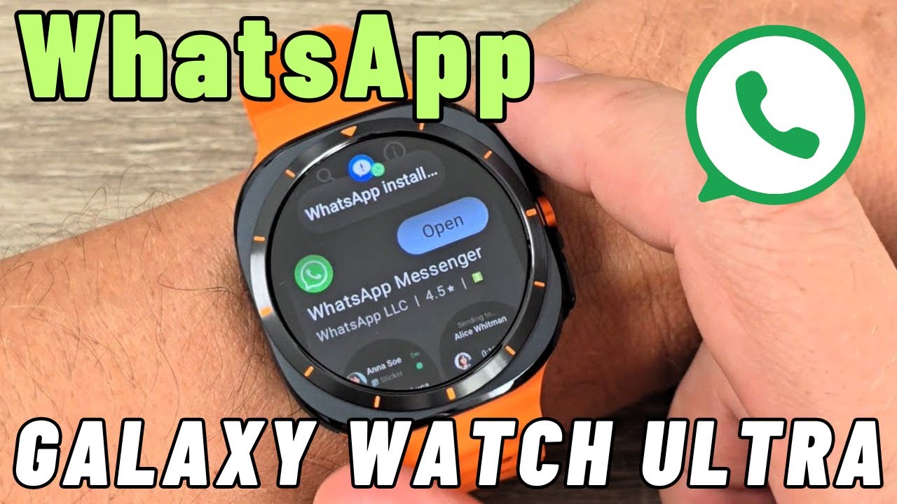 Установка и тестирование WhatsApp на Samsung Galaxy Watch 7 Ultra