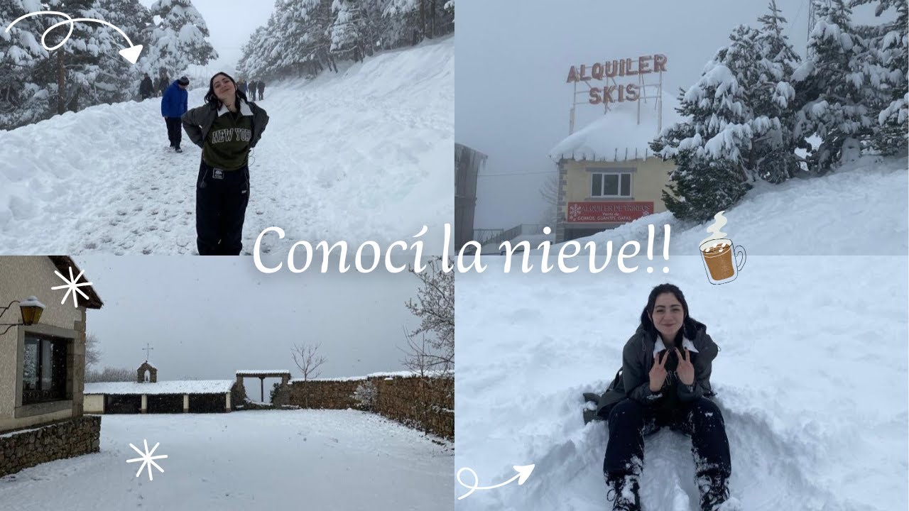 ¡VIAJÉ A OTRO CONTINENTE PARA CONOCER LA NIEVE! *a mis veintitantos*