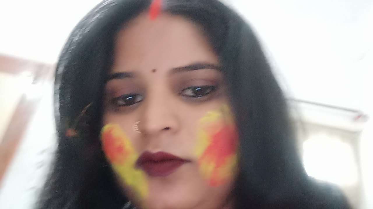 pooja  is live happy holi my all friends ji aaiye baate karte hai ji