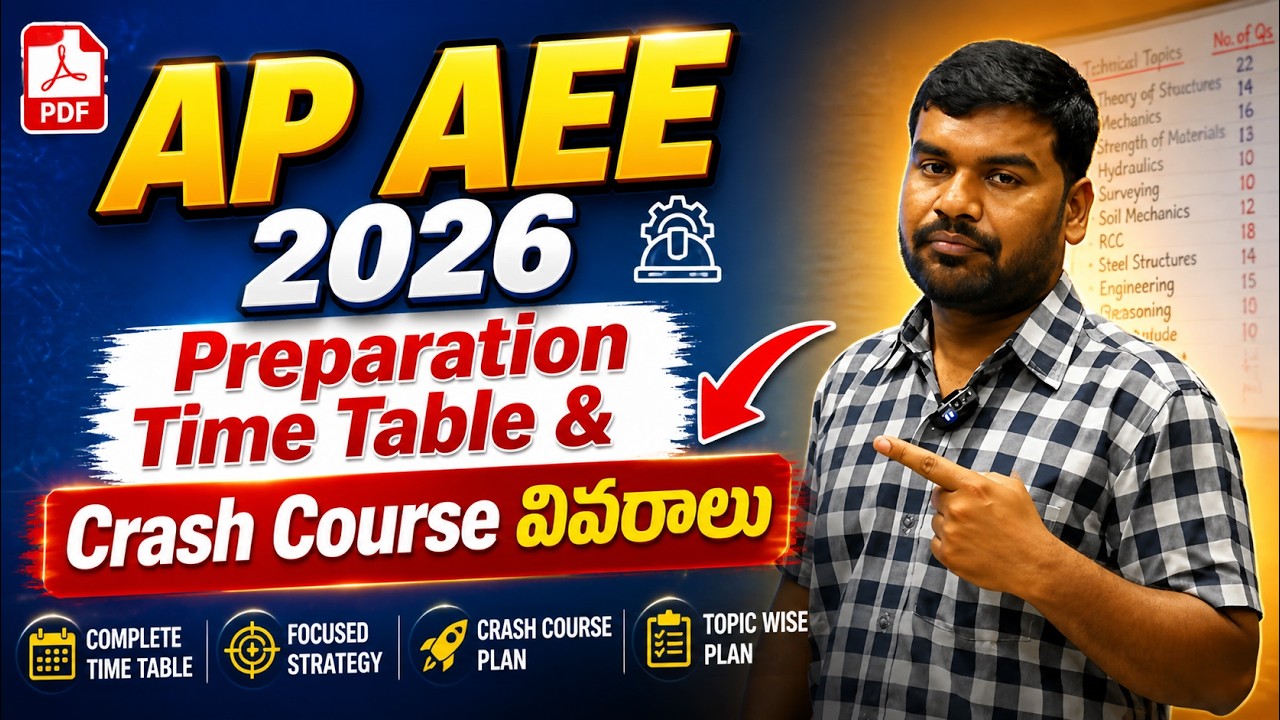 AP AEE Preparation Timetable & Crash Course Details