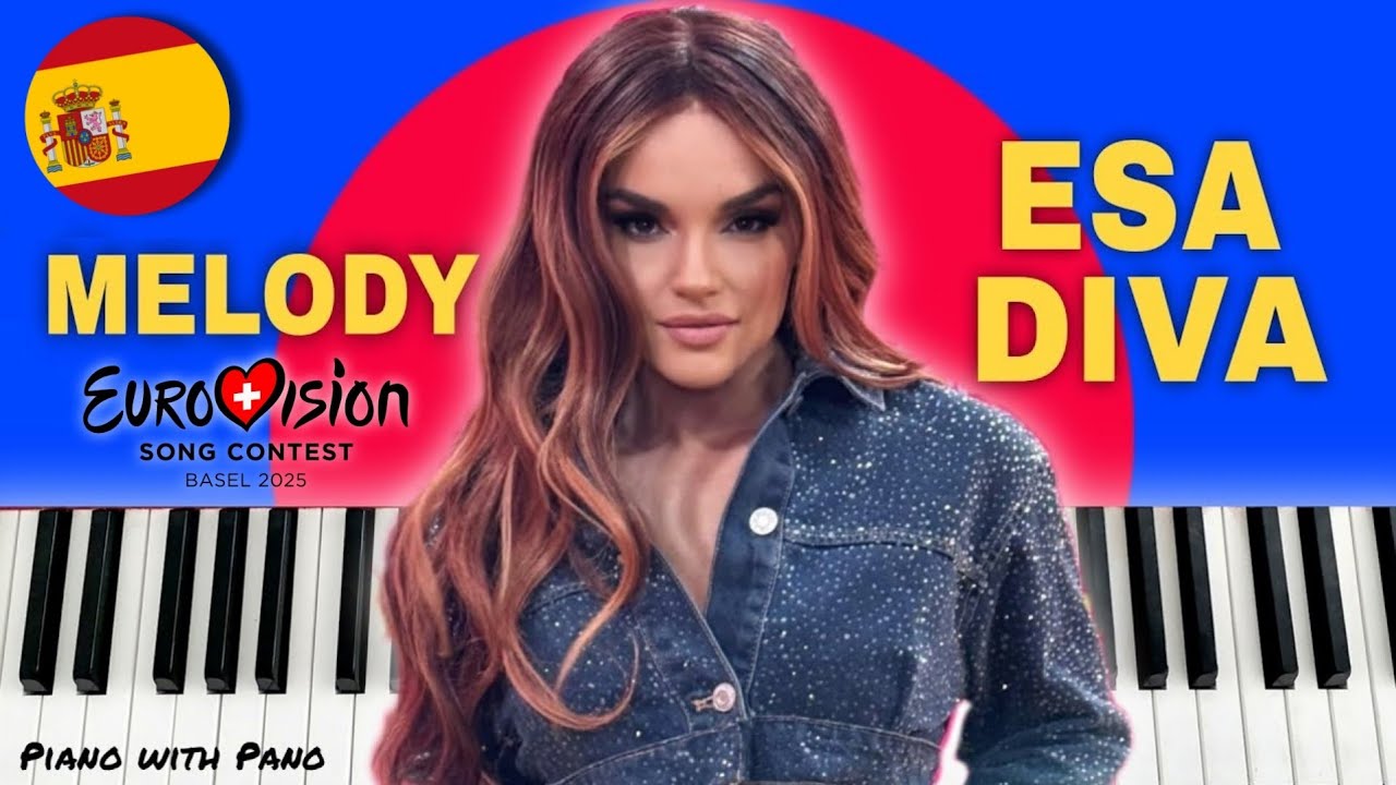 Melody - Esa Diva | Spain 🇪🇸 | Piano Cover | Eurovision 2025