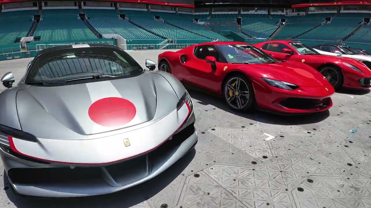 Passione Ferrari taking over the Miami International Autodrome during Ferrari Racing Days