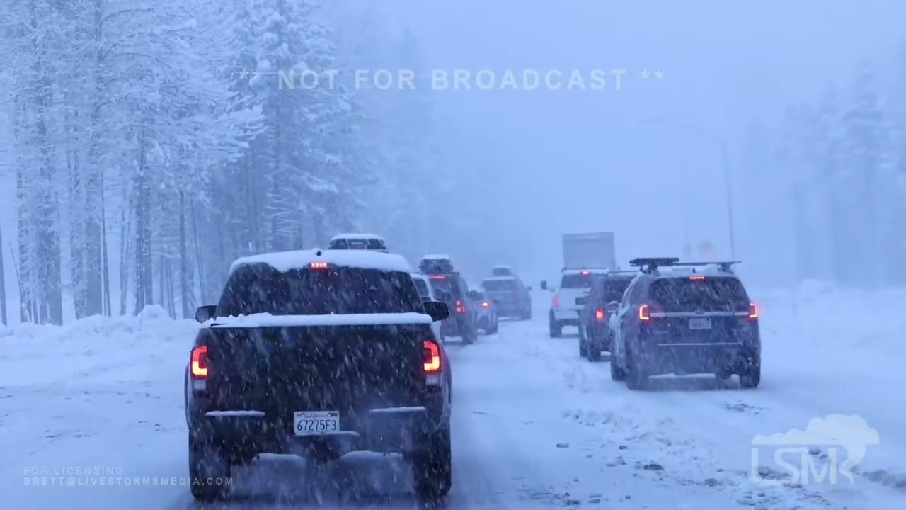 02-16-2026 Soda Springs, CA - Major Winter Storm Begins, 4-8 Feet of Snow to Fall