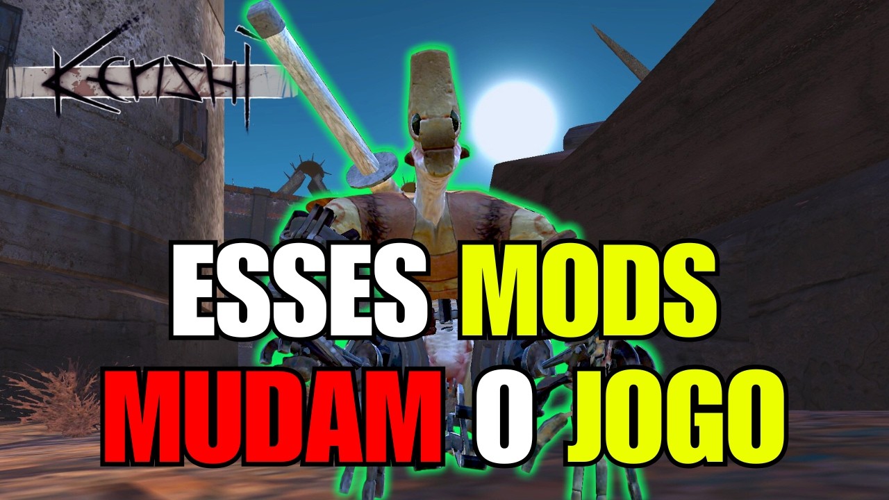 TRANSFORMEI meu Kenshi com esses 67 MODS Essenciais (Gráficos, Animação e QoL)