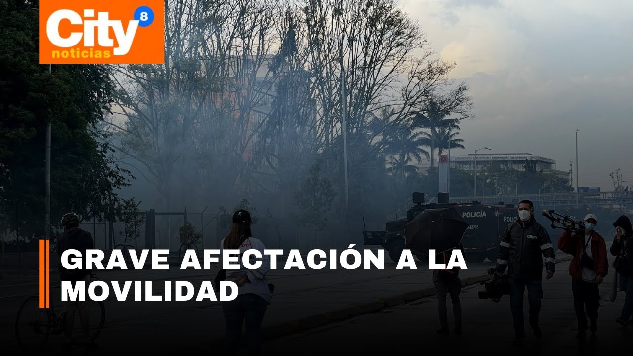 Caos en la NQS: encapuchados y Fuerza Pública se enfrentan en la Universidad Nacional | CityTv