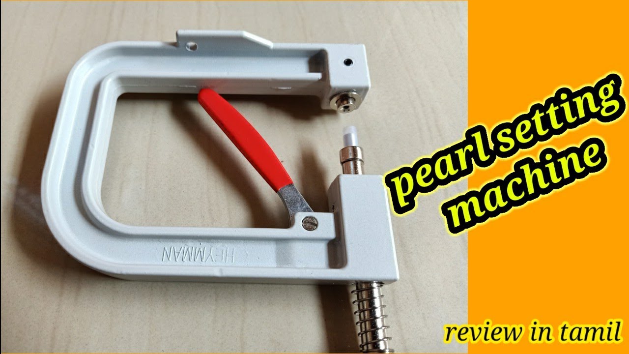 pearl setting machine review in tamil/beads punching machine/@Priyatailoringjunction