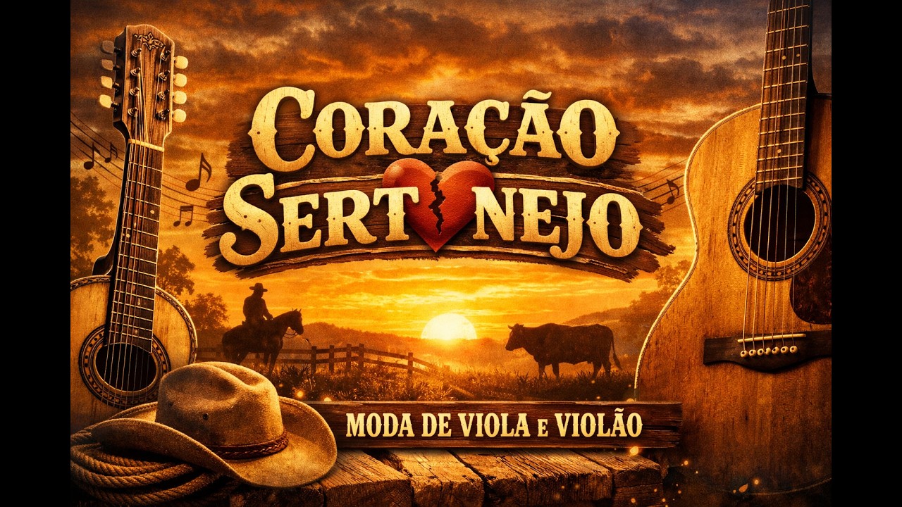 🎸Coração Sertanejo | Moda de Viola e Violão