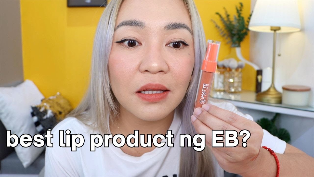 TRANSFER-PROOF, MASK-PROOF? WEH?? EB MATTE LIP INK FIRST IMPRESSION REVIEW AND WEAR TEST!