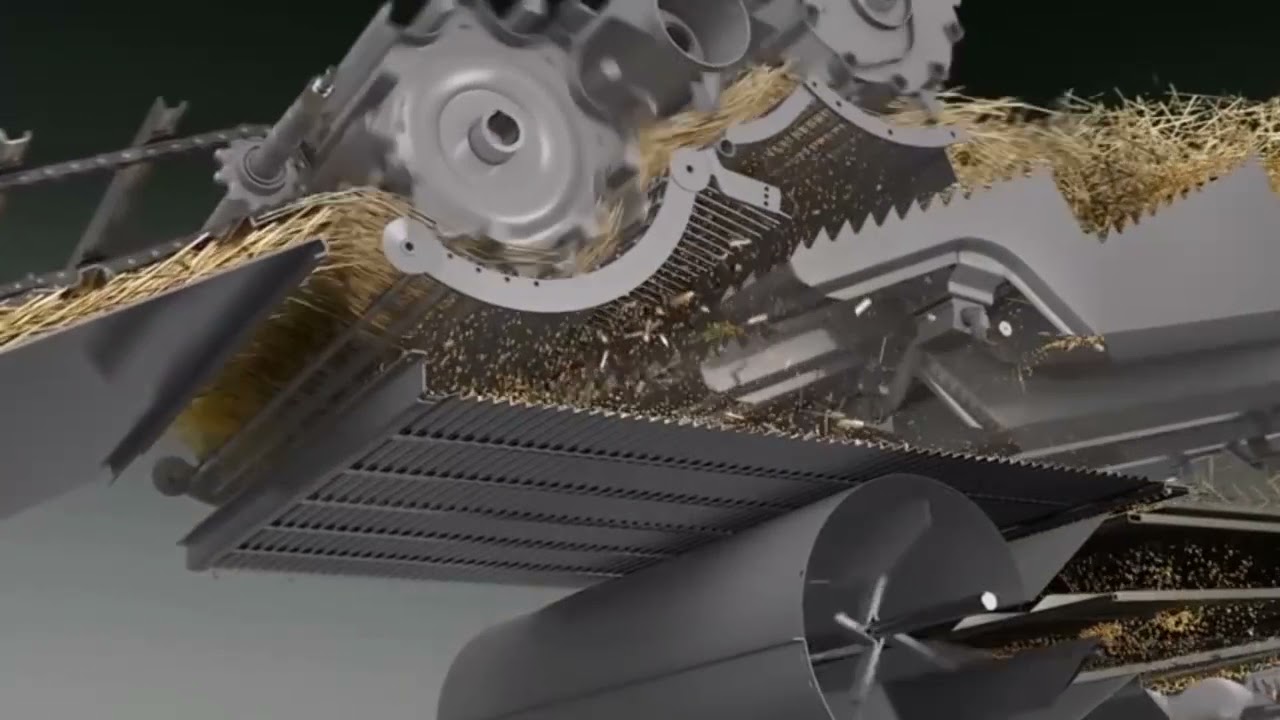 Video Animasi Alat Pemanen Padi (Combine Harvester)
