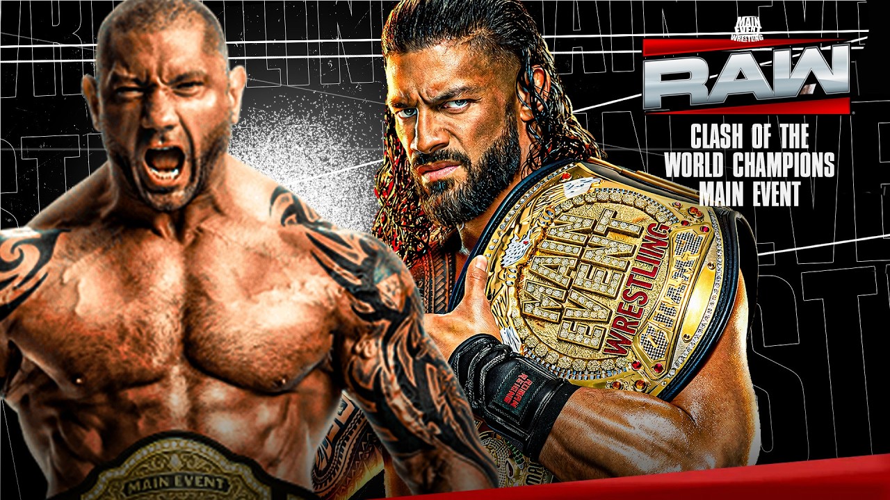 MEW Roman Reigns vs Batista | Champions Clash: RAW