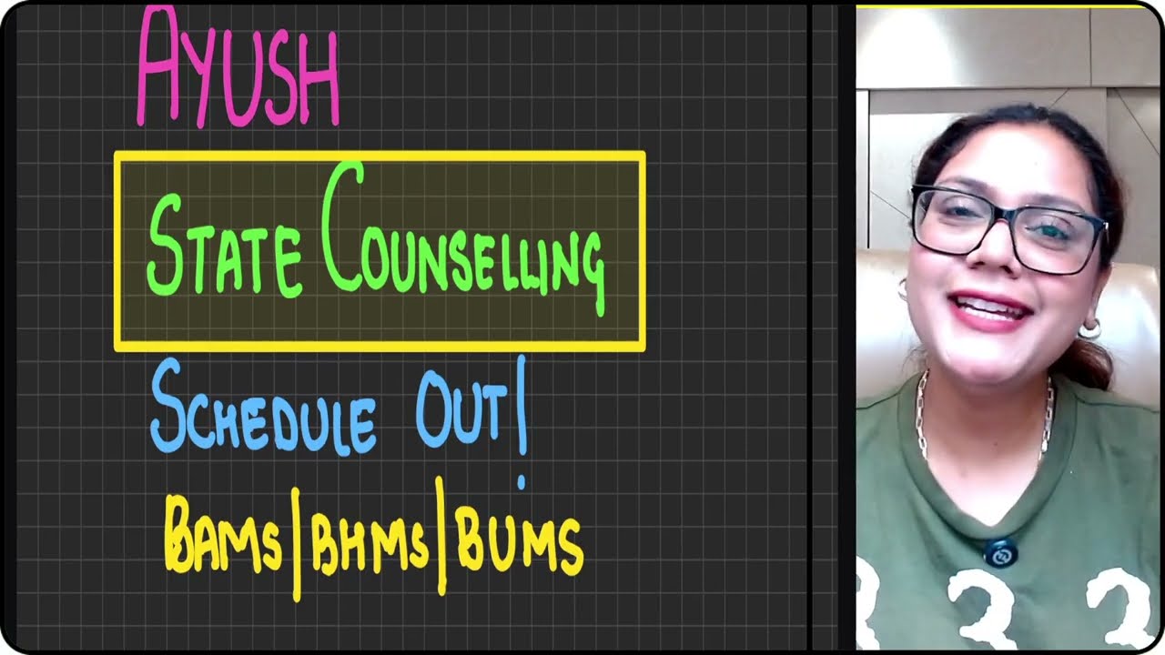AYUSH Counselling Schedule OUT! Central (AACCC) vs State Counselling Dates | BAMS, BHMS, BUMS