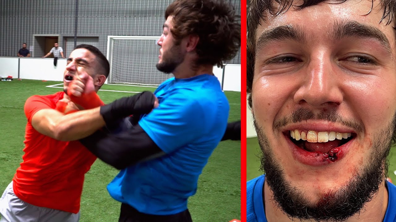Он взрывает ей рот в боксе голыми руками YFC!