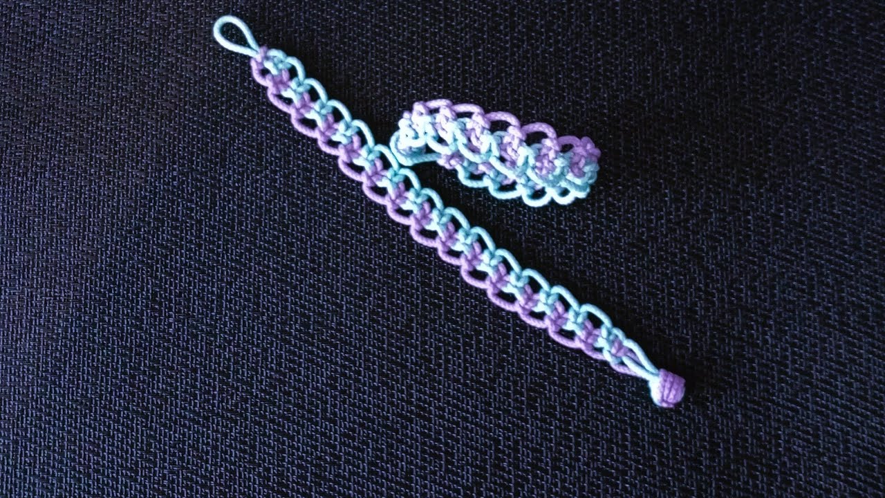 Easy Macrame Bracelet Design | Simple Macrame Bracelet Making #live #tutorial #macrame #paracord