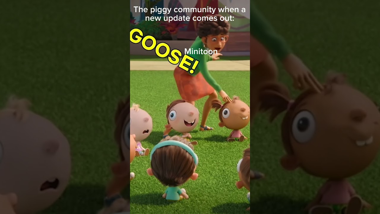 The Piggy community when Minitoon updates Piggy.. #minitoon #roblox #piggybuildmode #robloxfyp.