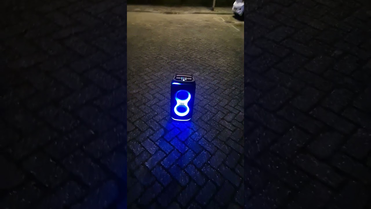 New JBL Partybox Club 120 outside test 50% Volume bb1 on [Light Effects in the dark] ⭐️