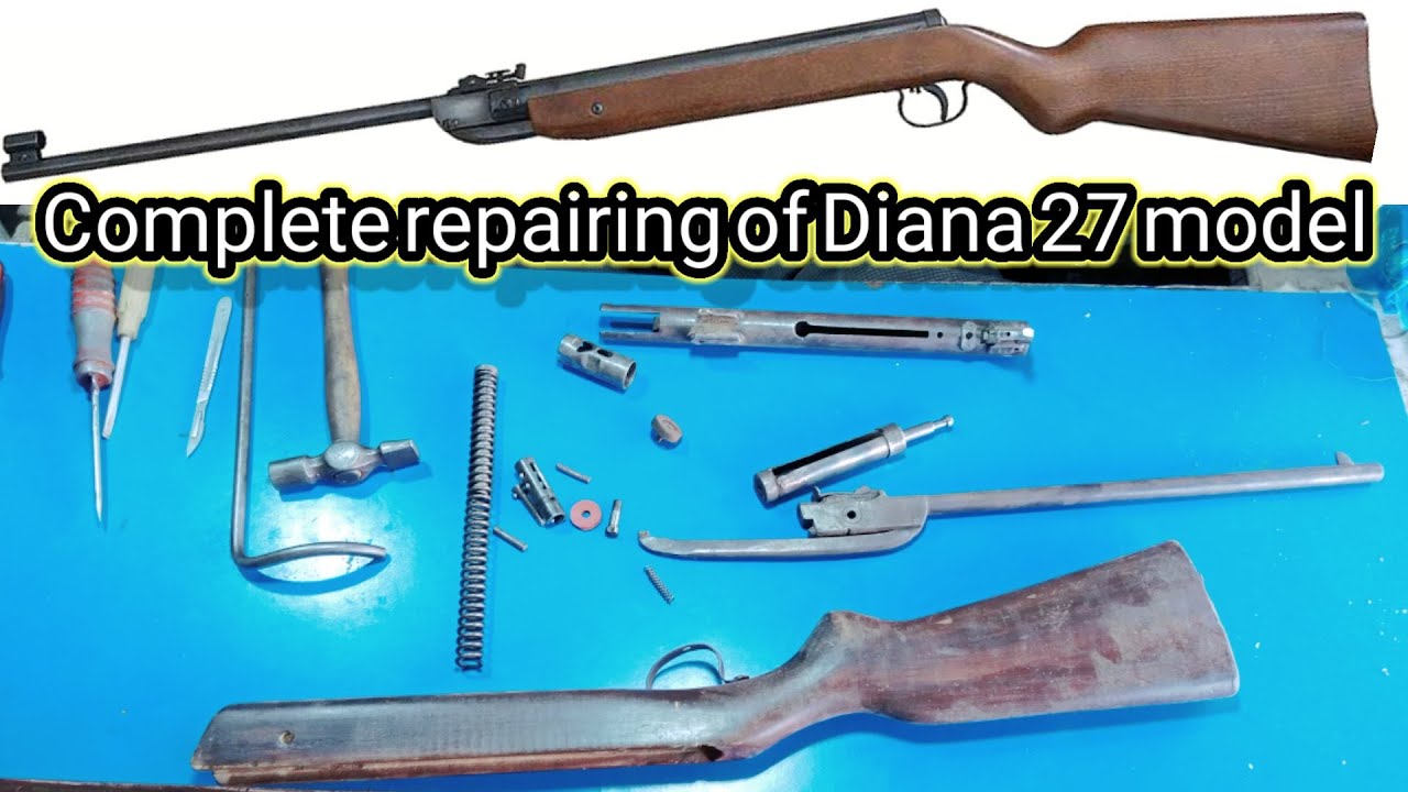 How to repair air gun Diana 27 model|AS Rare Tech|Complete repairing of tregger group| repair airgun
