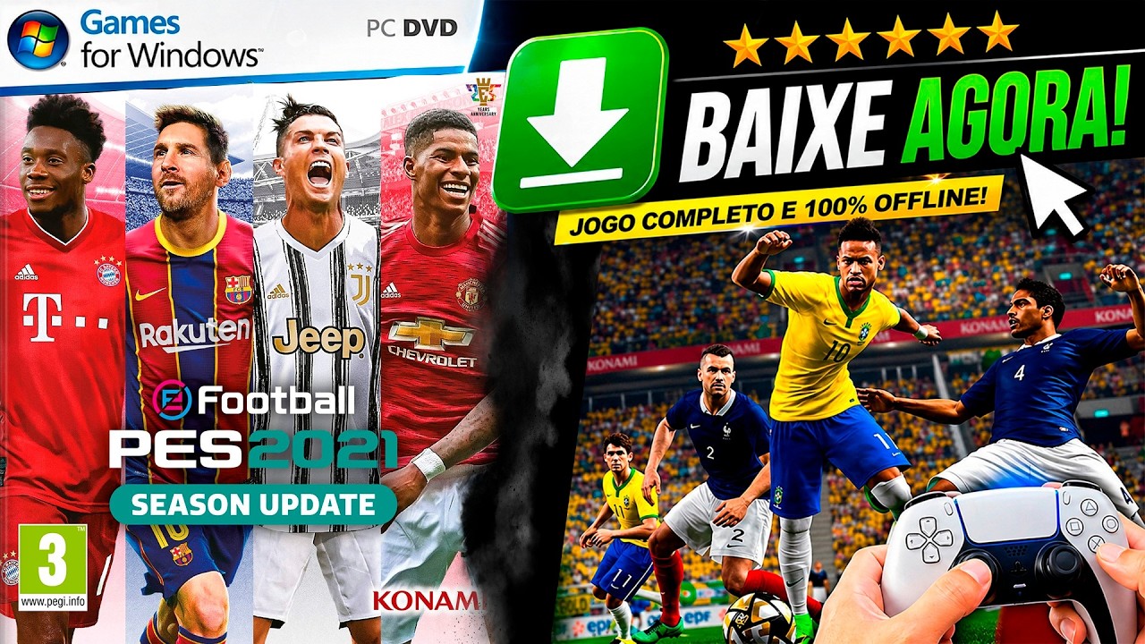PES 2021 SEASON UPDATE BAIXE AGORA no SEU PC