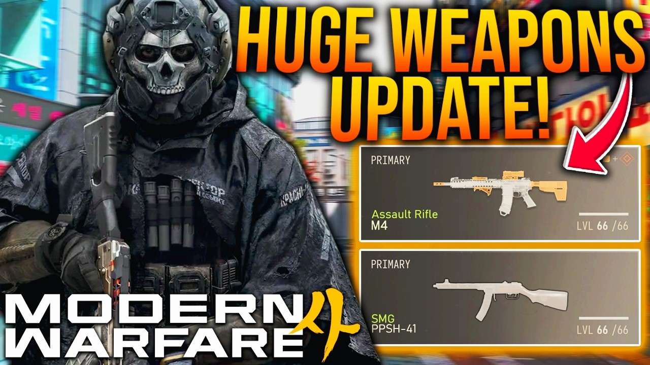 ОБНОВЛЕНИЕ ОРУЖИЯ В MODERN WARFARE 4...
