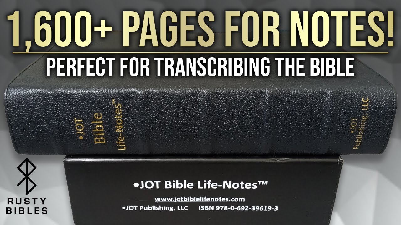 Хотите писать Библию от руки? Ищете самый большой дневник? Обзор JOT Bible Life-Notes
