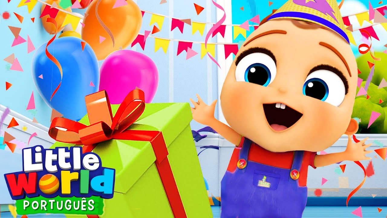 Adivinhe o Que Tem Dentro da Caixa, Joãozinho! | O Mundo de Nina e Nico - Little World Português
