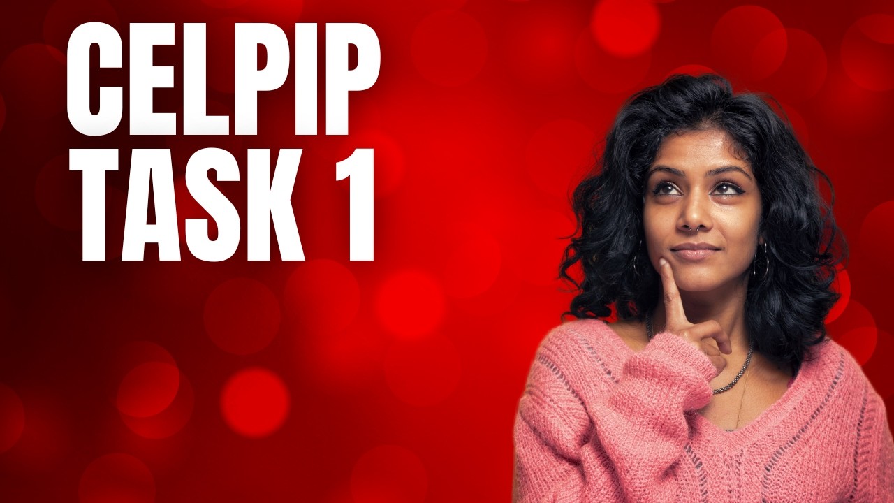Task 1 CELPIP: The Professional Email Blueprint – Write to Influence