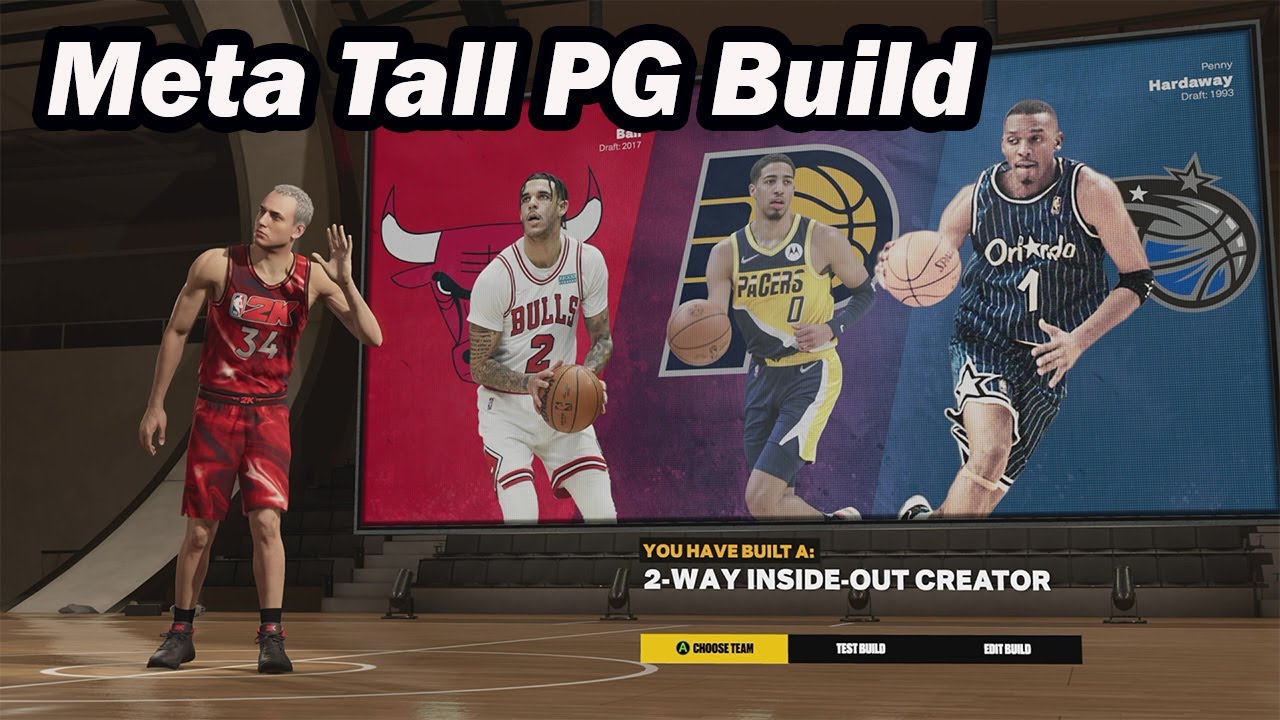 NBA 2K23 Meta Tall Point Guard Build