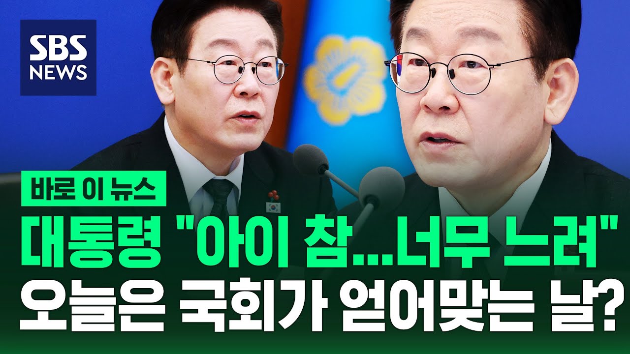 오늘은 국회가 얻어맞는 날? 이 대통령 