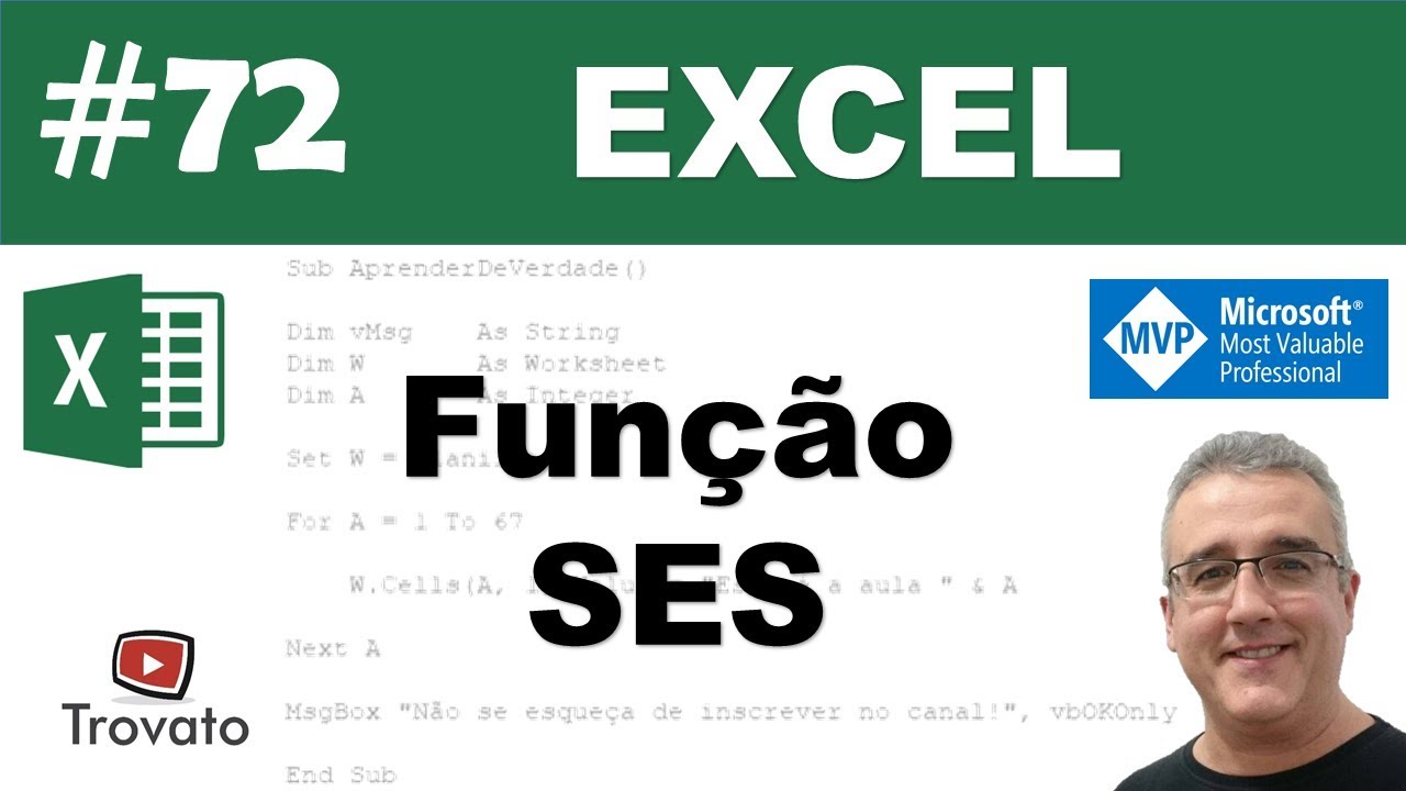 #72 - Excel - Função SES