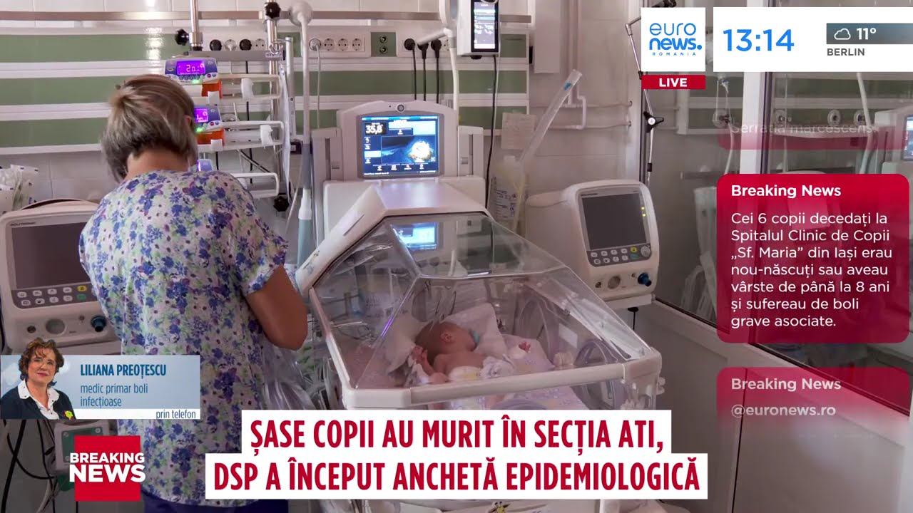 Cât de periculoasă e bacteria Serratia Marcescens, care a omorât șase copii la spitalul din Iași