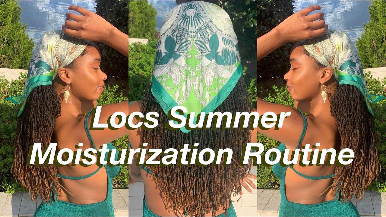 Locs Summer Moisturization Routine | GRWM ft. Dossier, 5 min hairstyle, hydrating my sisterlocks