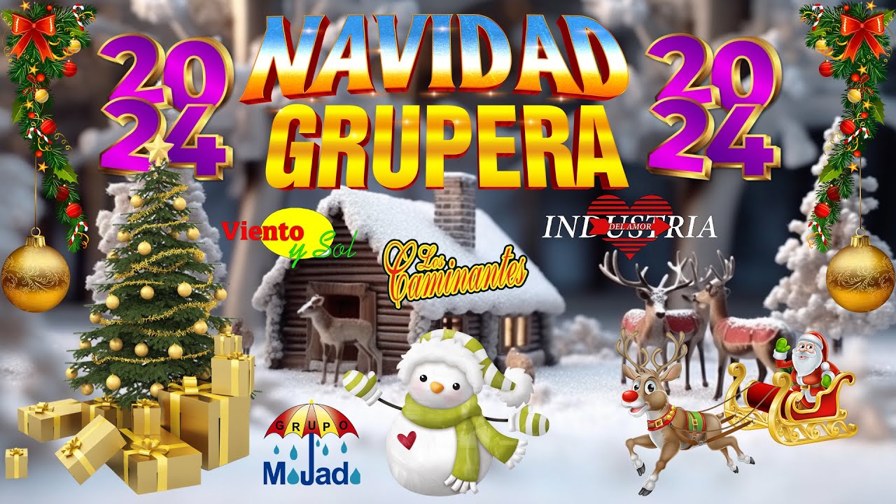 Mix Navidad Gruperas Romanticas 2024 🎅🏻Navidad Grupera ❄ Las Mejores Canciones Navide&ntilde;as