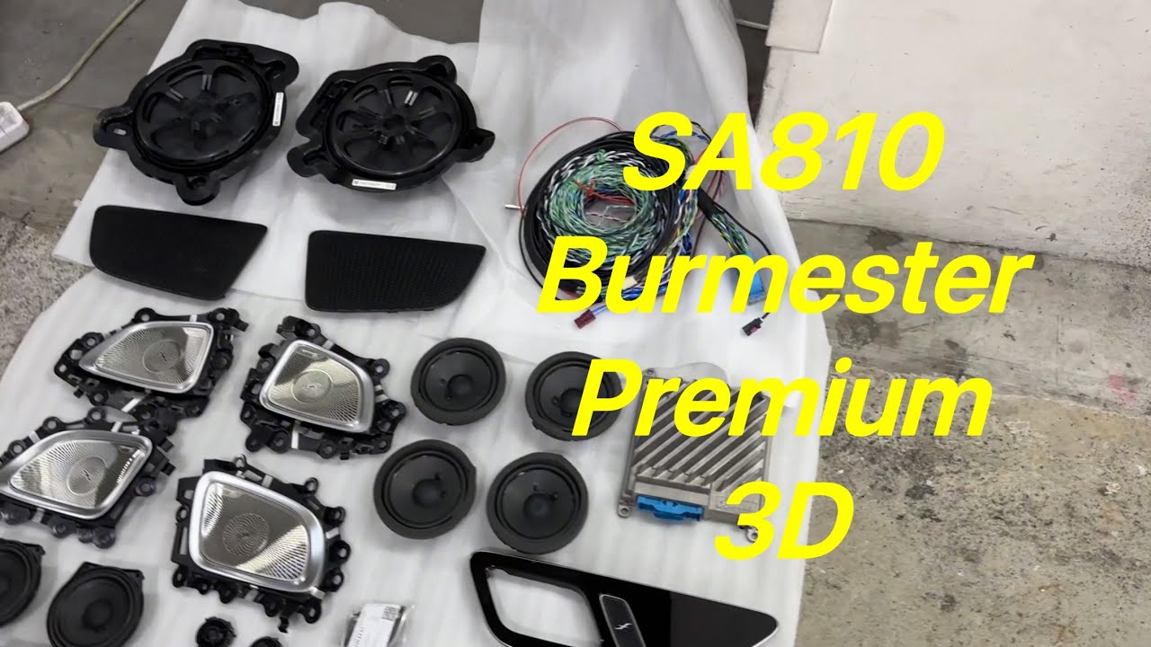 Звуковая система Burmester Premium 3D Sound System для C-класса W206, код 810, оригинальная для M...