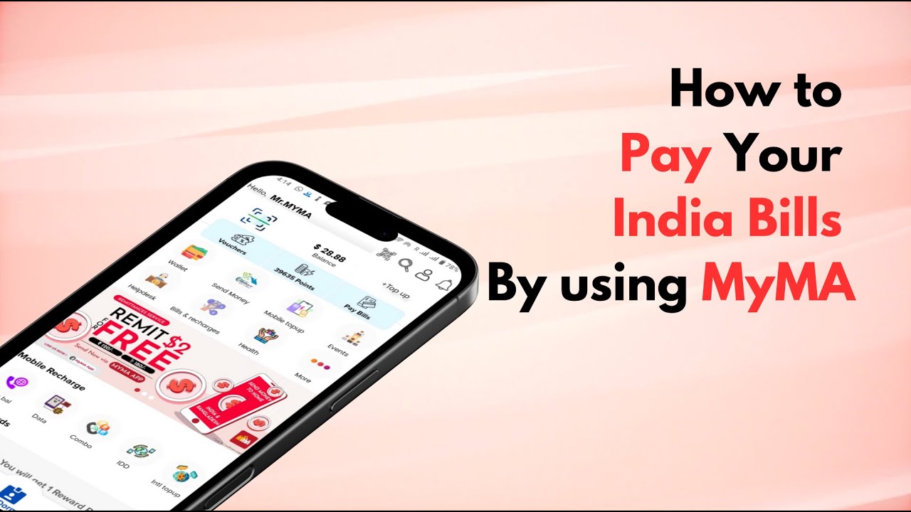How to make India Bill Payment in MyMA App | Pay India Bills Easily! 🇮🇳💸