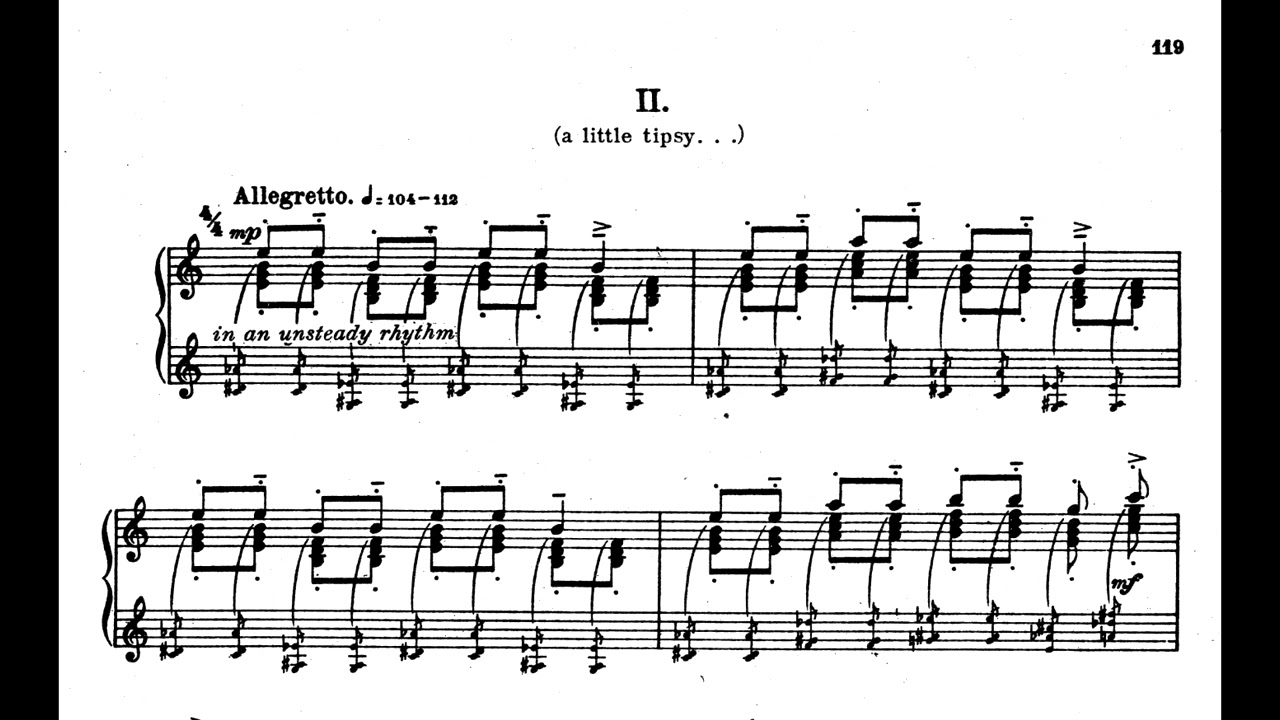 Béla Bartók- Three Burlesques, Op. 8c | Noam Babany
